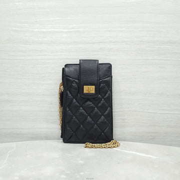 CHANEL Vintage Gold-tone Phone Holder Chain Crossbody Bag AP1264 158611097 [P]