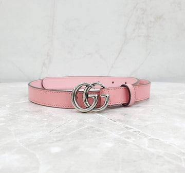 Gucci gg GG Marmont Thin Belt Pink 409417 149096730 [P]