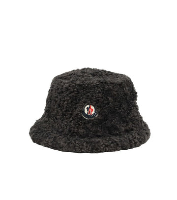 Moncler Gray Shearling Bucket Hat 2040 158614056 [P]