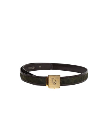 Dior Oblique Green Gold Belt 15452 158614100 [P]