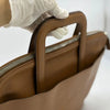 PRADA Braune Leder Zwei-Wege Aktentasche 11031 158614237 [P]