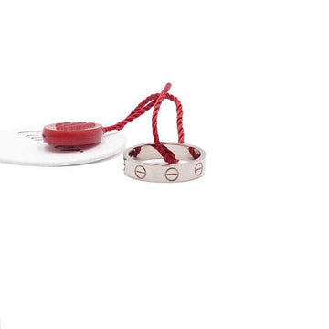 Cartier 18K White Gold Wedding Band Love Ring 7 158616986 [P]