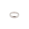 CARTIER Platin Ehering mit Diamant 1P 4mm B42414 158616989 [P]