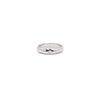 CARTIER Platin Ehering mit Diamant 1P 4mm B42414 158616989 [P]