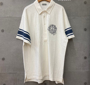 Dior Denim Tears Cotton Jersey Short Sleeve Polo Shirt 393J833A0849G102401 148409661 [P]