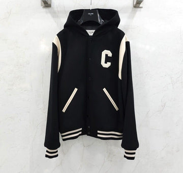 CELINE カシミヤウールテディフードジャケット 2V98M110R 132978417 [P]