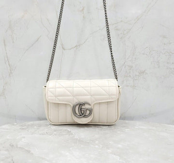GUCCI マーモント スーパーミニ チェーンバッグ 476433 155005479 [P]