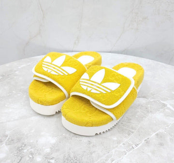 GUCCI x gg X adidas GG Plattform Sandalen Gelb 702412 139482918 [P]