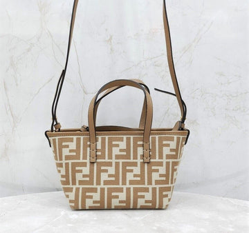 Fendi ff FF Roll Mini Jacquard Bag 8BS096 150702554 [P]