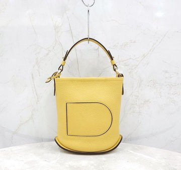 DELVAUX ミニバケツバッグ ポーレン イエロー 153469450 [P]