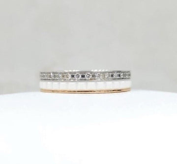 BOUCHERON クワトロ ホワイト エディション ウェディングバンド リング 46号 143959866 [P]