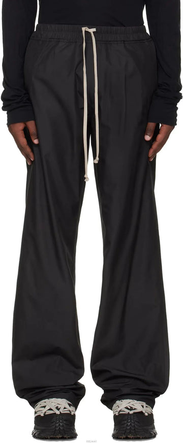 RICK OWENS Hose mit Kordelzug Schwarz TAFFETA MU01F2A02 M8115 999 158633156 [P]