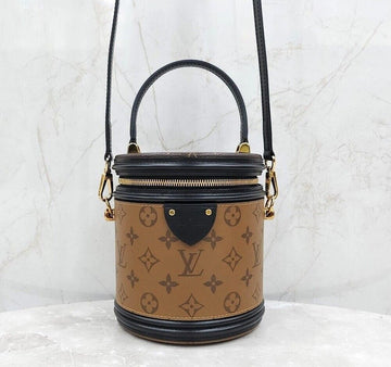 LOUIS VUITTON Monogram Reverse Canvas Cannes Tote Schultertasche M43986 148382404 [P]