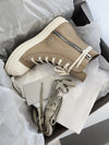 RICK OWENS ダークパール LCG ハイトップ スニーカー RU02B2890 8811 35526349 [P]