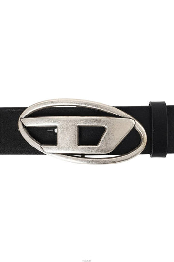 DIESEL Leder Gürtel Schwarz T8013 PR666 49511994 [P]