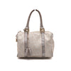 FENDI ベージュ キャンバス ボストンバッグ ゴールド トートバッグ 8BL068 158649856 [P]