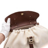 FENDI Braune Leder-Cream Canvas FF Magic Tote Bag 8BN144 158649926 [P]