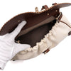 FENDI Braune Leder-Cream Canvas FF Magic Tote Bag 8BN144 158649926 [P]