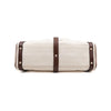 FENDI Braune Leder-Cream Canvas FF Magic Tote Bag 8BN144 158649926 [P]