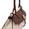 FENDI Braune Leder-Cream Canvas FF Magic Tote Bag 8BN144 158649926 [P]