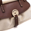 FENDI Braune Leder-Cream Canvas FF Magic Tote Bag 8BN144 158649926 [P]