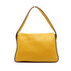 Fendi Yellow FF Logo Vitello Giuka Mamma Flap Shoulder Bag 8BR638 158650122 [P]