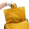 Fendi Yellow FF Logo Vitello Giuka Mamma Flap Shoulder Bag 8BR638 158650122 [P]