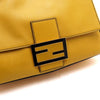 Fendi Yellow FF Logo Vitello Giuka Mamma Flap Shoulder Bag 8BR638 158650122 [P]