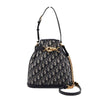 Dior Blue Oblique Medium Chain Tote Shoulder Bag Crossbody aa66050 158650232 [P]