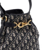 Dior Blue Oblique Medium Chain Tote Shoulder Bag Crossbody aa66050 158650232 [P]