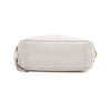 Prada White Vitello Daino Double Zipper Camera Shoulder Bag 158650258 [P]