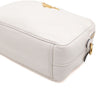 Prada White Vitello Daino Double Zipper Camera Shoulder Bag 158650258 [P]