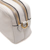 Prada White Vitello Daino Double Zipper Camera Shoulder Bag 158650258 [P]