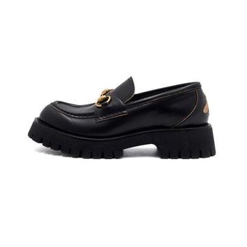 Gucci Black Chunky Rug Sole Women's Loafers 577236 158655870 [P]