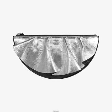 CHANEL Wellenförmige COCO Halbmond Clutch Medium 68CAC9VH 158656581 [P]