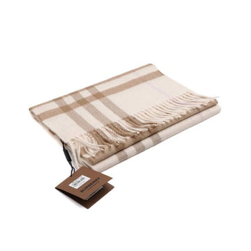 Burberry Check Cashmere Fringe Scarf Muffler 8020814 158658557 [P]