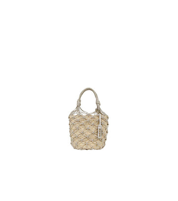 MIU MIU Raffia Woven Bucket Bag 64882 158659598 [P]