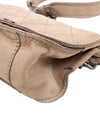 CHANEL Beige Wildleder Ge quiltete CC Klappe Schultertasche 57898 158659604 [P]