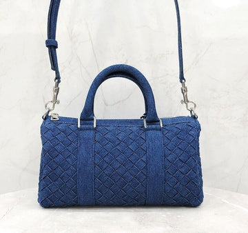 Bottega Veneta New Intrecciato Duffle Bag Indigo 755360 149230178 [P]