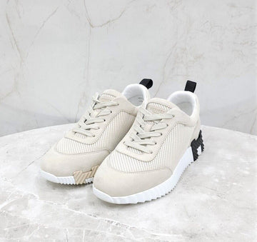 Hermes Mesh Suede Bouncing Sneakers 150101539 [P]