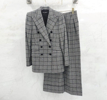 Dolce & Gabbana Houndstooth Prince Blazer Wool Jacket Pants Set 152831163 [P]