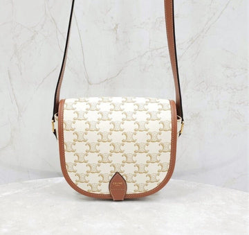 Celine Triomphe Canvas Medium Polka Bag 191502BZJ.01BC 142340593 [P]