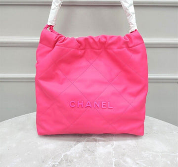 CHANEL ピンク 22 バック スモール 新型内蔵チップ AS3260 103606712 [P]