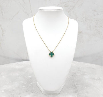 Van Cleef & Arpels Vintage Alhambra Necklace Malachite VCARO96VA00 154224809 [P]