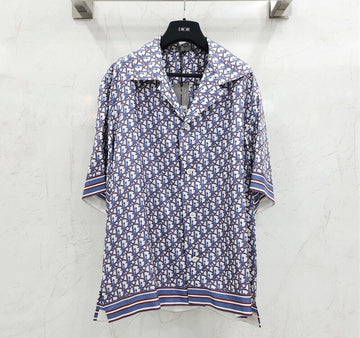 DIOR オブリークピクセルハワイアンシルクシャツ 152831400 [P]