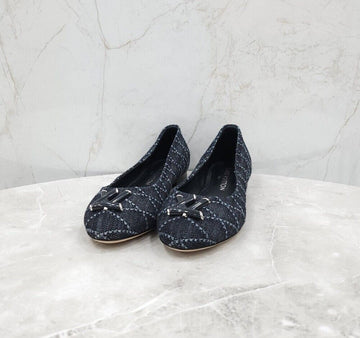 LOUIS VUITTON Ballerinas aus Denim 156058787 [P]