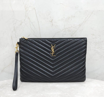 Saint Laurent Monogram Quilted Matelassé Strap Clutch Bag 559193 148264522 [P]