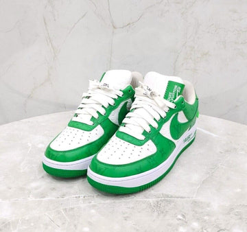 Louis Vuitton Nike Air Force 1 Virgil Abloh Green US7.5 153469378 [P]