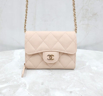 CHANEL クラシックキャビアカード財布ミニバッグ31番台 150790174 [P]
