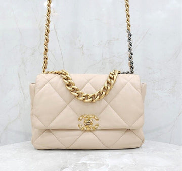 CHANEL 19 Flap Bag Large Chain Shoulder Bag 29 Series AS1161 149806681 [P]